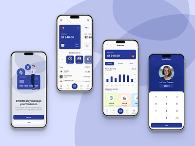 Banking App app app design bank banking banking app design finance app financial aapp fintech ios mabile minimal mobile app mobile app design mobile ui typography ui ux