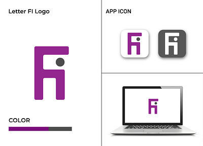 Letter FI Logo Design fi logo fi logo design logo logo design