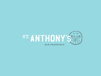 St. Anthony's branding hands identity logo non profit
