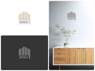 Artisan | furniture - logo design branding decoration furniture home interior minimal logo modern logo wood