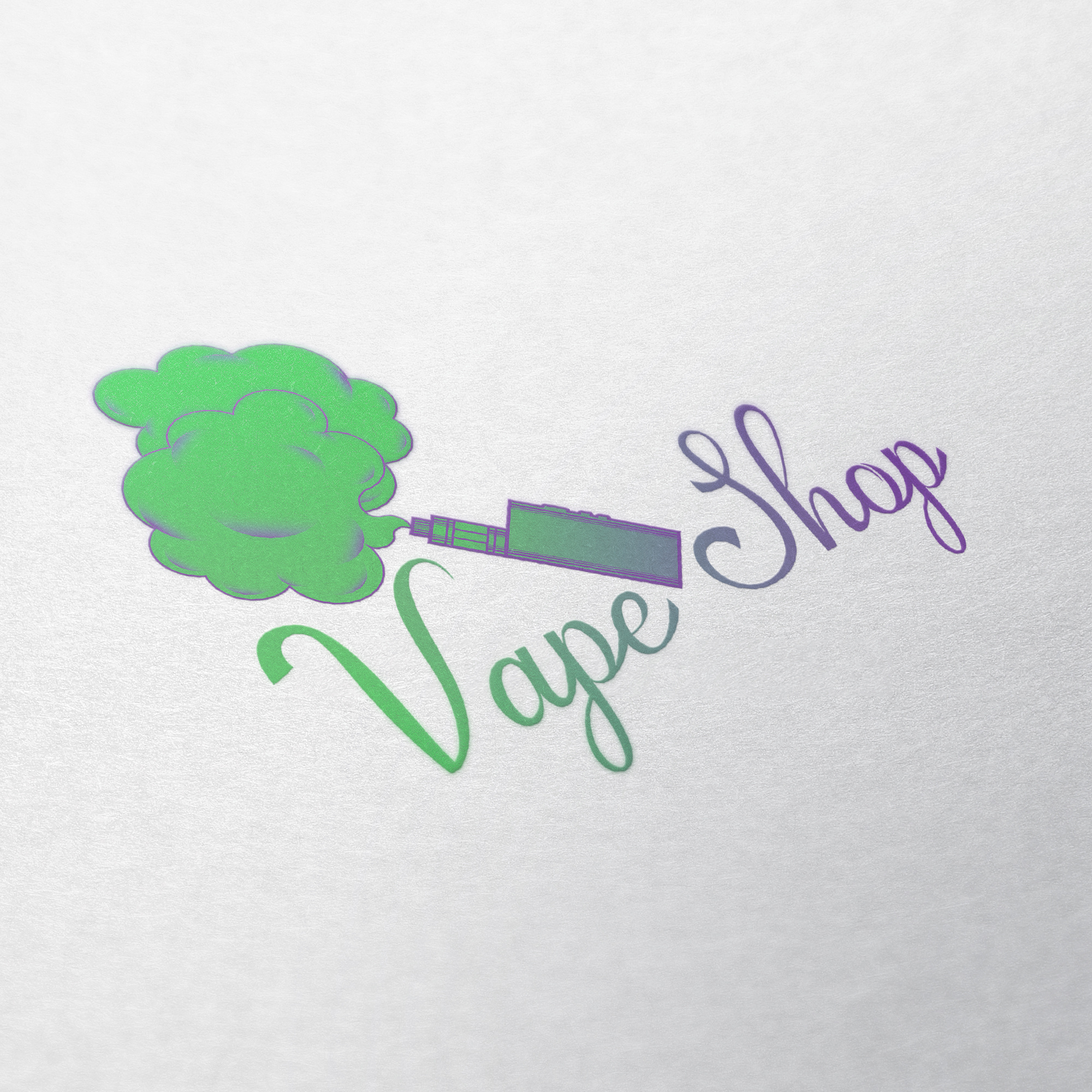 Vape Shop Logo Design (Unused) by sheikh sujon design on Dribbble
