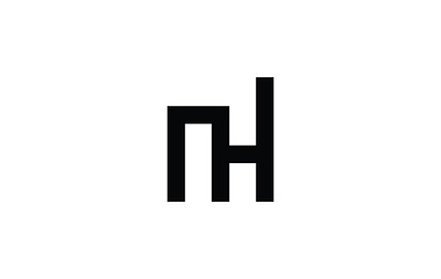 Letter NH Logo branding design flat graphic design icon illustration letter mark logo logo design logo inspire logo mark monogram nh logo popular shot typeface vector
