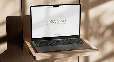 Olga Graf Psychotherapie's Website: Empowering Mental Wellness branding design graphic design psychology ui ux web web design