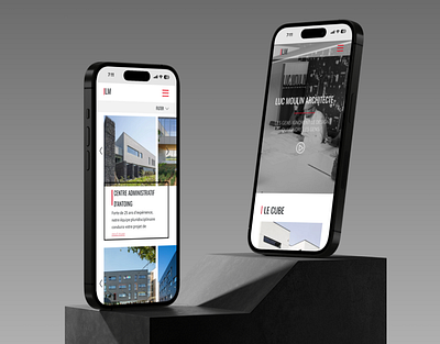 LM Architecte - website redesign ui ux web