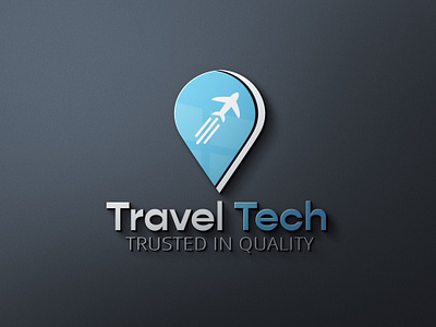 Travel agency logo adventure icon