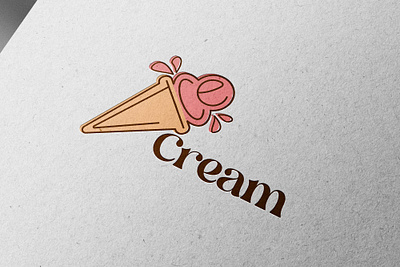 Ice cream Logo best design best logo branding design graphic design ice cream ice cream logo ice cream shop illustration logo logo design logo for sale ui vector