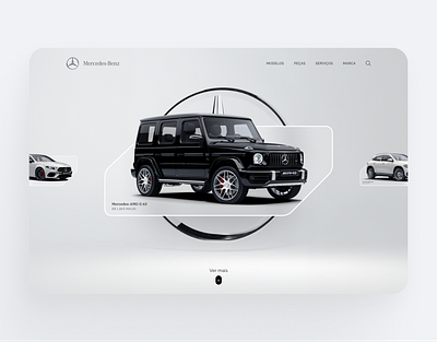 Mercedes-Benz Website - Concept UI mercedes mercedes benz ui ui design ux design website