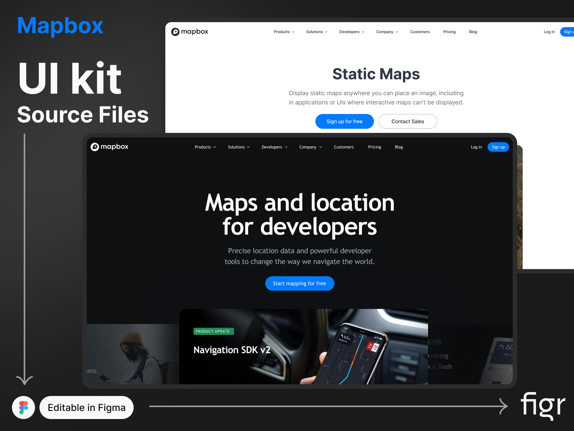 Make Mapbox UI Your Own By Figr Design On Dribbble   Original 8c914bc192f634836093949c957f8705 