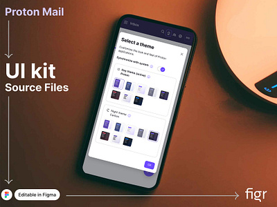 Make Proton Mail UI your own android app design branding design editable figma free gmail ui kit mails mobile app mockup proton mail ui redesign template ui ui design ui kit ui ux website