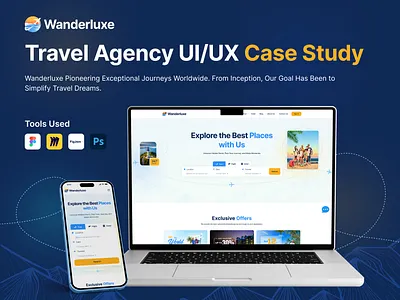 Travel Agency UI/UX Case Study case study design process product design travel travel agency design travel agency ui design travel ui travel web ui ui uiux user research ux web design web ui web ui design