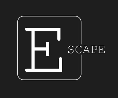 Escape logo branding graphic design logo ui