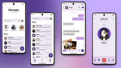 Messaging app dailyui design figma graphic design illustration ui ux