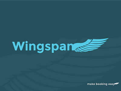 Wingspan travel booking logo design branding graphic design logo