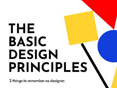 The Basic Principles bauhouse graphic design ui