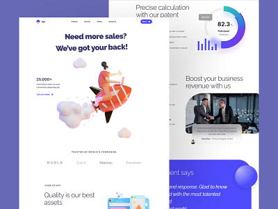 Startup Agency website agency app ui ux branding design desktop figma design graphic design illustration saas website startup typography ui ui ux design ux website website ui ux