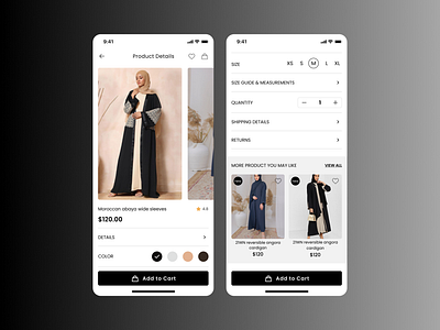 Product Details / E-Commerce add app buy cart clothes design details e commerce home mobile page product screen shop shopping typography ui uiux ux