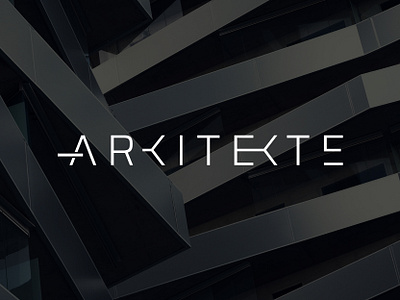 ARKITEKTE 3d architect logo brandf brandidentity branding design flat graphic design icon illustration logo logodesigner ui vector visual identity