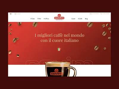 Covim Website scrolling ui design website website design