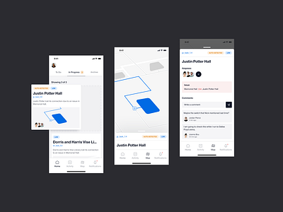 Network Issue Identification App — UI/UX Case Study animation design product product design ui ui design ux ux design visual visual design
