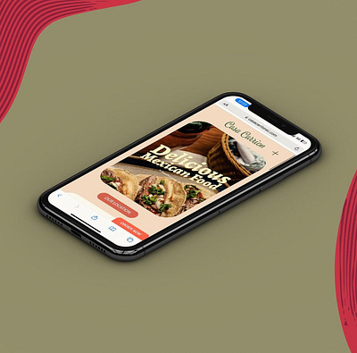 Website Design - Casa Carrion app restaurant ux web website