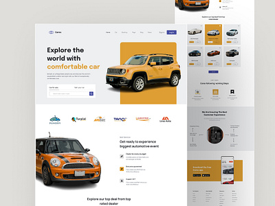 Car website design car app design car buy sell web ui car dashboard car dealer website car landing page car marketplace car rent car rental platform car shop landing page car website car website concept car website landing driving car website landing page design mobile app uiux vehicles website website design