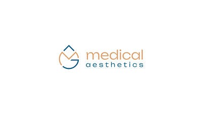 MG Medical Aesthetics Logo branding graphic design logo mg