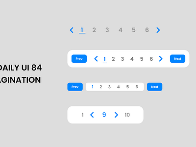 #DAILY UI 84 PAGINATION animation branding challenge dailyui design graphic design illustration logo ui uiux