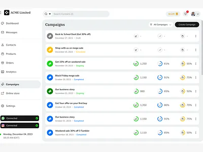 Campaign page campaign email campaign marketing