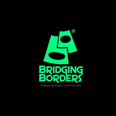 BRIDGING BORDERS brand branding business farm graphic design logo