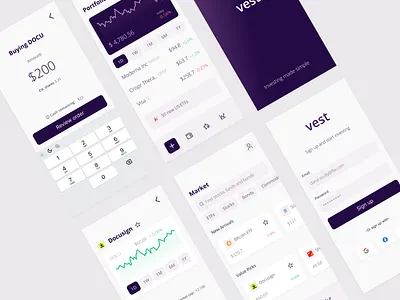 Stock Trading application app c fintech mobile stocks trading