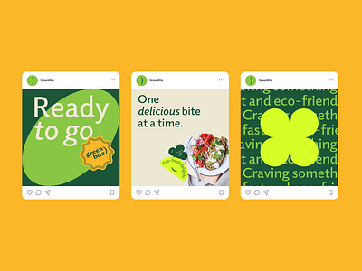 GreenBite Posters by Deeply Design Studio on Dribbble