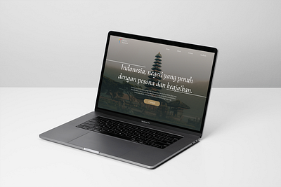 Landing Page - Wonderful Indonesia graphic design landing page ui web design