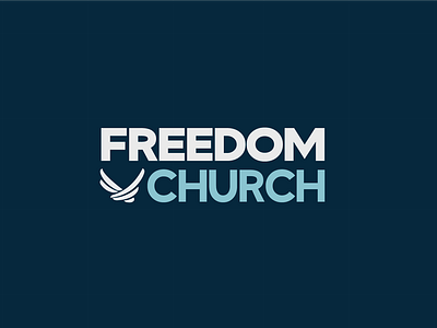 Freedom Church - Logo badge brand design brand identity brand identity design church church brand church design church logo design illustration logo design logo designer