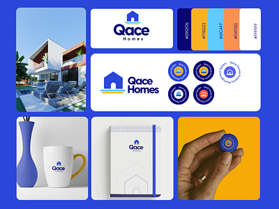 Qace Homes - Brand Identity brand design brand identity branding design graphic design logo logo design