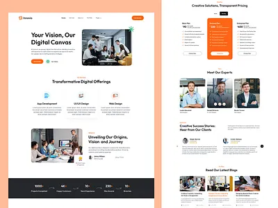 Innovio - Creative Agency Website agency agency branding agency portfolio website agency website branding branding agency company website creative agency creativeagency design design service digital agency digital agency website home page landing page modern ui design modern website startup website web web design