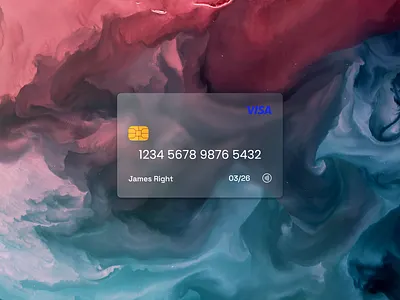 A credit card. app branding design figma graphic design illustration logo product ui ux