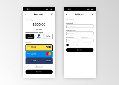 Check out app design | Add card dailyuichallenge design designui graphic design ui uidesign