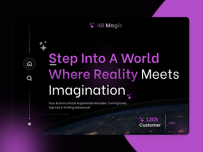 Augmented Reality Design 3d animation branding graphic design logo ui