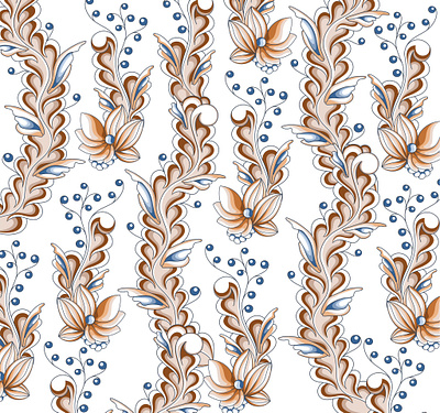 Gentle Pattern colourful cute flower pattern flowers gentle illustration pattern vector vector pattern