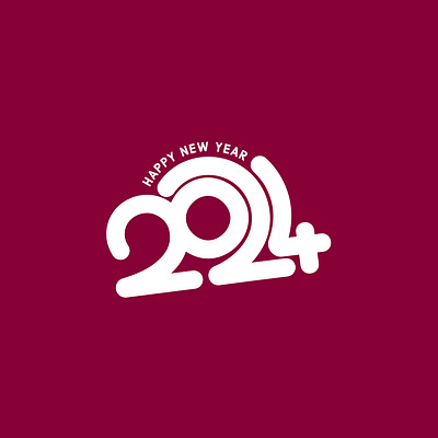 2024 new year graphic design logo