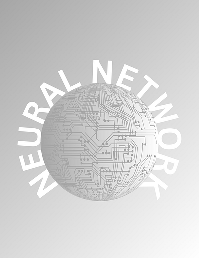 neural network art design flyer graphic design logo poster