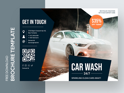 Car Washing Brochure Free Google Docs Template advertisement booklet brochure brochure design brochure template brochures car car wash brochure carwash design docs free google docs templates free template free template google docs google google docs handout template wash