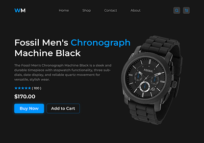 watch selling landing page design attractive website design creative website design figma figma design landing page landing page design landingpage ui ui ux design ux design web ui web ui design web ui ux design website website design