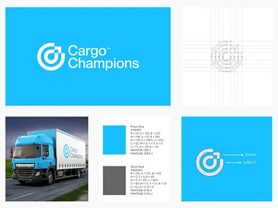 Cargo Champions abstract branding businesslogo c cargo companylogo geometric identity letter c letter logo logistics logo logobusiness logodesigner logomaker logos mark minimal startup