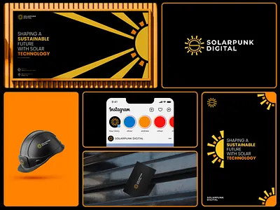 Solarpunk Digital Real Estate Company Brand Identity Design brand identity branding business business logo house logo iconic logo identity logo logo mark luxury logo monogram property real estate real estate branding real estate logo real estate logo and branding visual identity