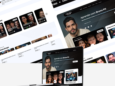 Bruno PH/UNLOCK CLUB - Landing Page apple bruno ph landing loud podcast ui ui design ux website