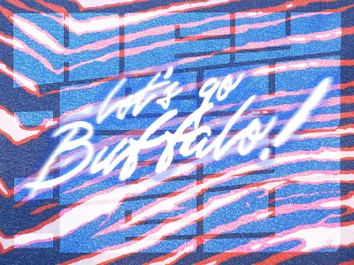 hype bills buffalo design football graphic design hype nfl sports tiny buffalo typography vector word art