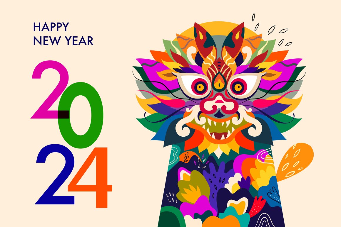 Chinese New Year2024 designs themes templates and downloadable