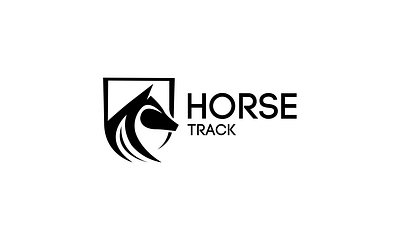 Horse Track Logo Design business logo logo logo design minimalist logo modern logo
