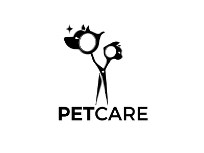 PetCare branding design flat graphic design logo vector